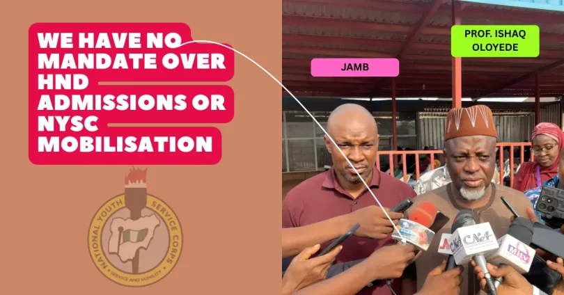 jamb-registrar-we-have-no-mandate-over-hnd-admissions-or-nysc-mobilisation