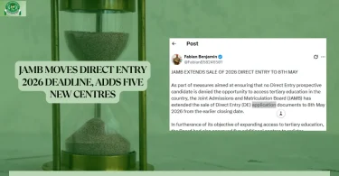 jamb-moves-direct-entry-2026-deadline-adds-five-new-centres