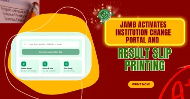 jamb-activates-institution-change-portal-and-result-slip-printing-for-2026-utme-candidates